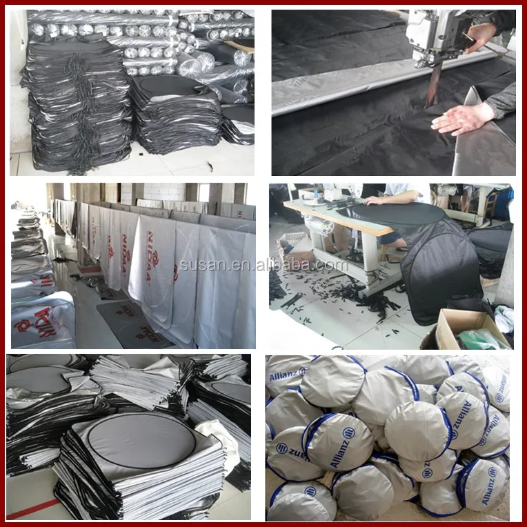 
Novelty sunshade for car silver polyester sun shade 