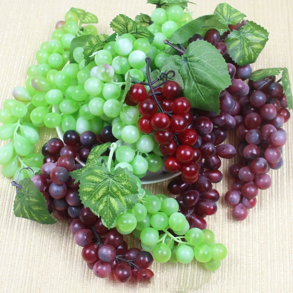 Plastic high simulation crafts faux artificial fruits simulation grape