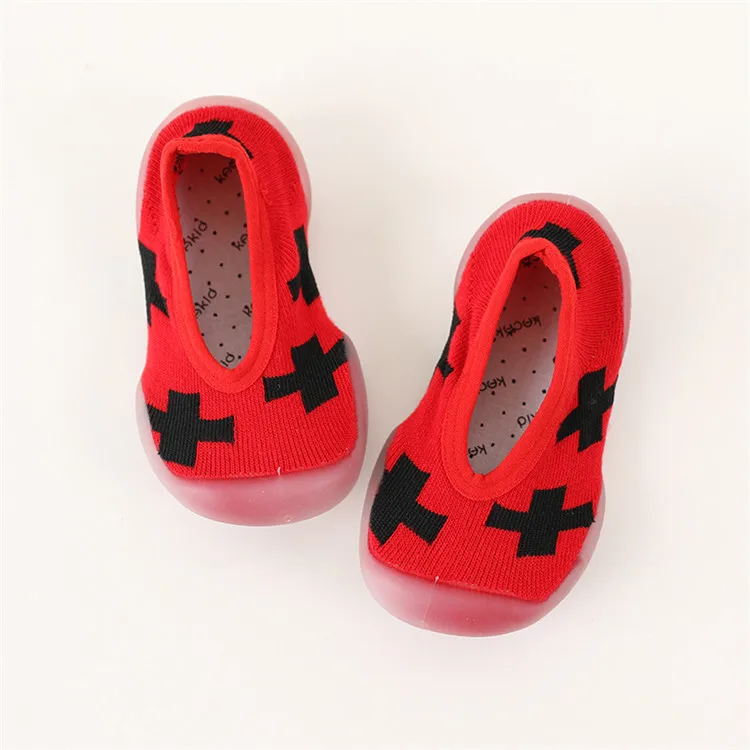 
12-16.5cm Baby Prewalker Non Slip Rubber Sole Dots Shoe Socks 