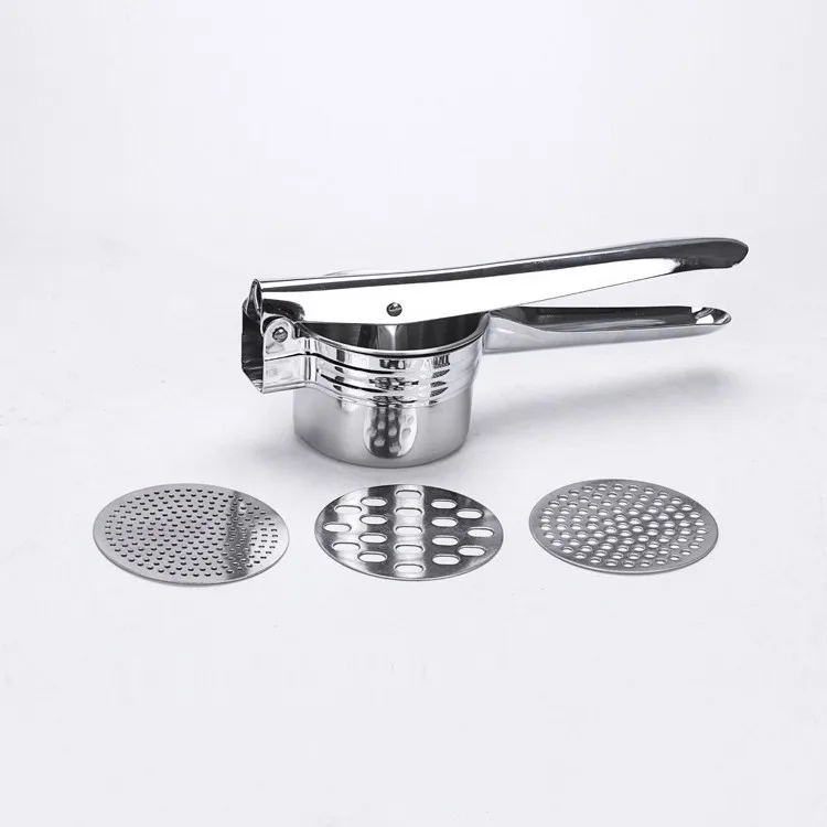 Home Using Gifts sets Multi-functional Tools 3 Interchangeable Fineness Discs Potato masher/Ricer