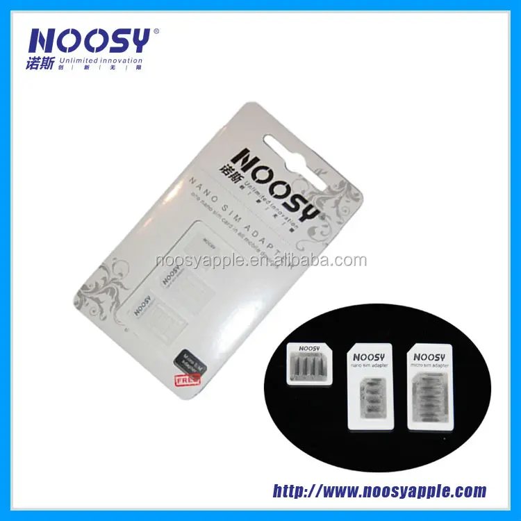 Шэньчжэнь профессиональная фабрика noosy двойной nano сим-карты адаптер для всех устройств