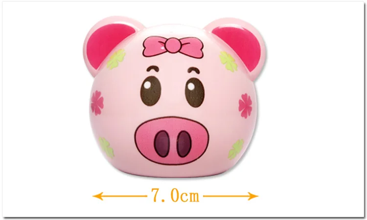 
Hot sale cartoon squishy animals small soft toy rubber ball mini PU stress ball for kids 