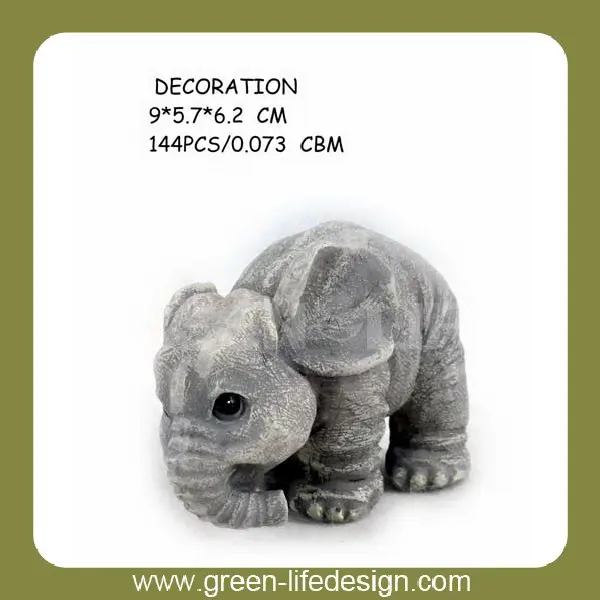 оптовая polyresin слона фигурки