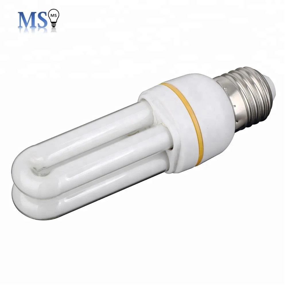 Straight 2u shape lamp E27 18w 2u cfl bulb