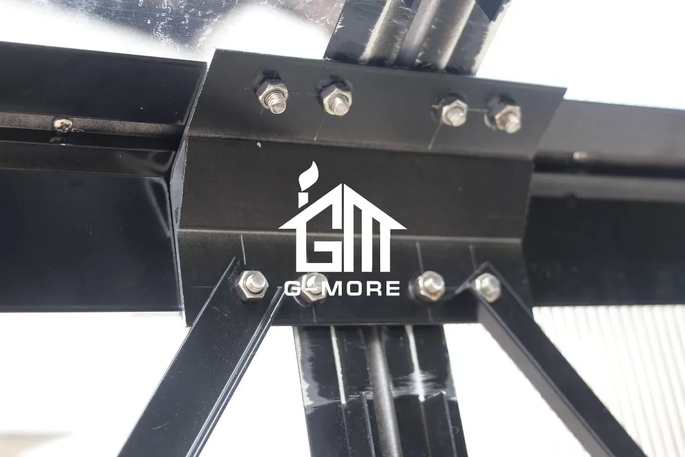 Easy DIY four season aluminium frame glass flower house