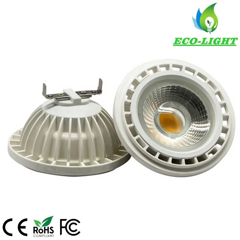 2 years warranty 220V 230V cob 10W 12W 15W reflector bulb ar111 led G53