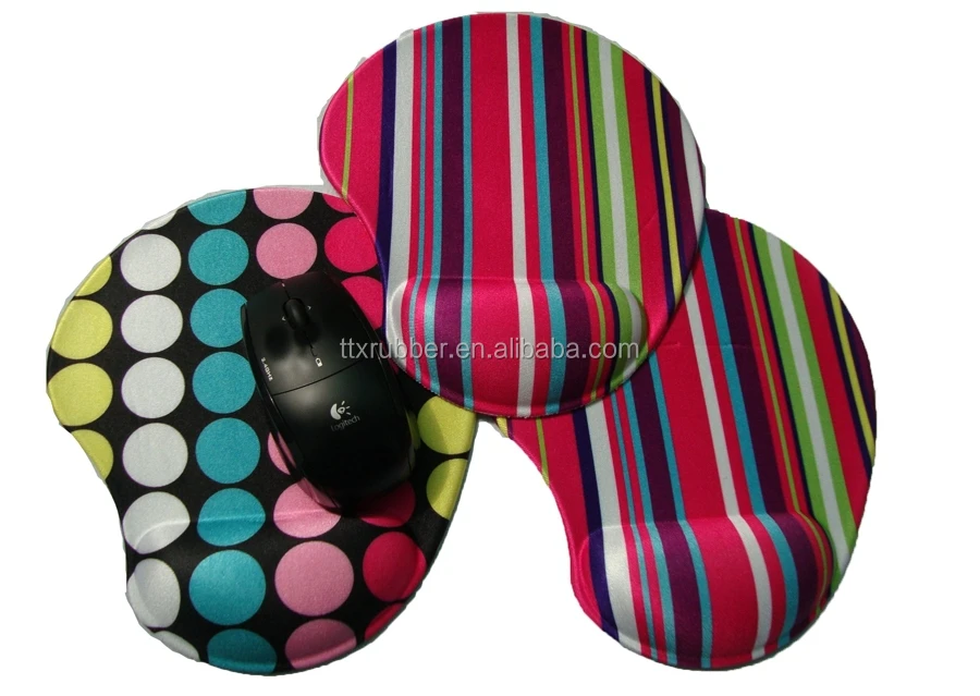 3d пользовательские печатные запястий коврики для мыши