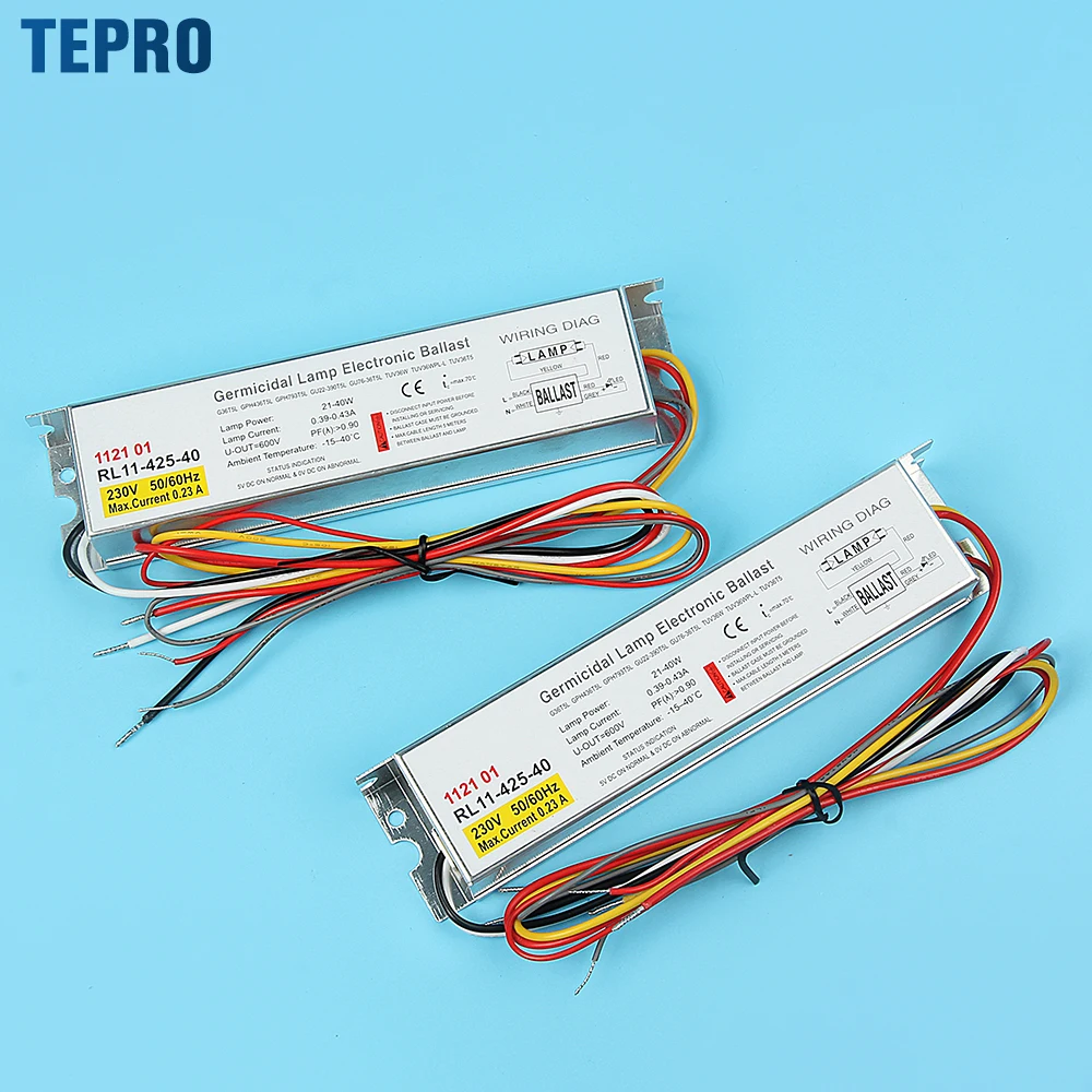 T5 10W 14W 15W 18W 20W 21W Ultraviolet Light Electronic Ballasts Uv-c Germicidal Uv Lamp Display Electronic Ballasts