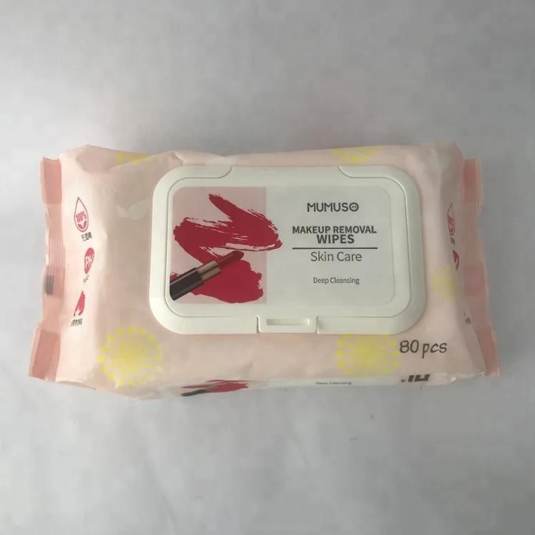 OEM Achol free makeup remover wipe makeup remover wipes for lady cleaning face and eye