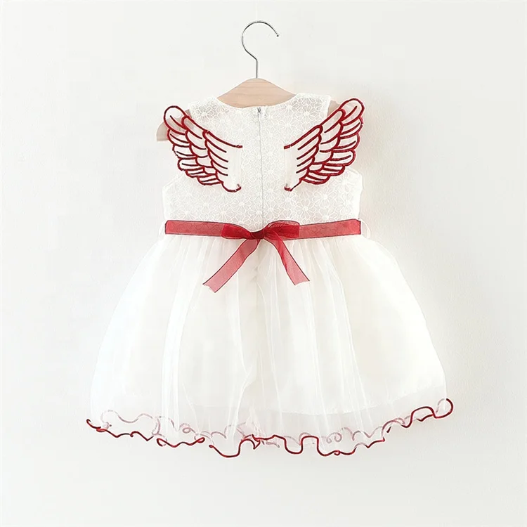 Summer New Design Wholesale Fancy Dresses For Baby Girl 1 Year Birthday Dress