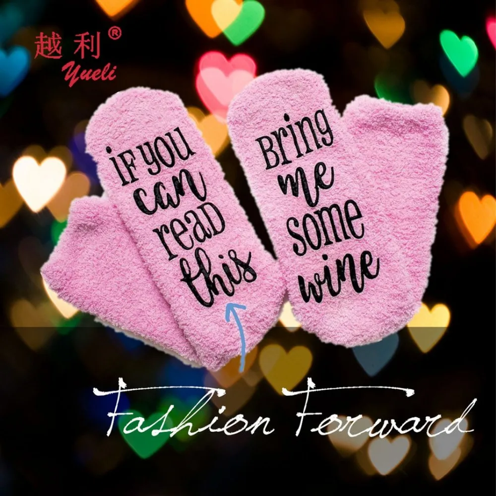 wholesale womens thermal heated disposable plastic wine socks