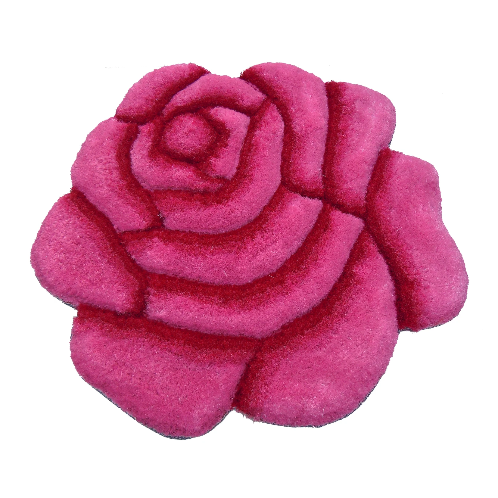 3D Pink rose shag super soft smooth silk area home bedroom gril room game flower shaggy carpet