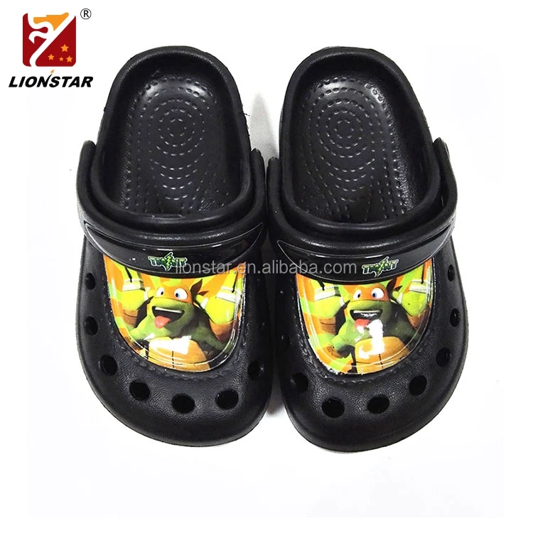 
Black best cheap rubber clog for kid boy 