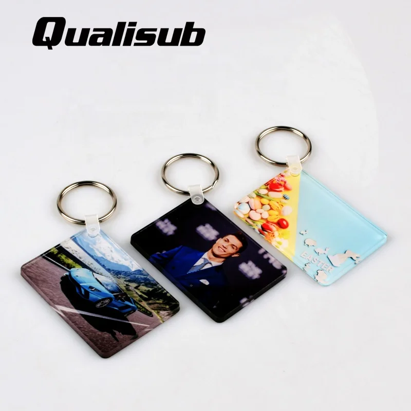 
Qualisub 4mm Blank Sublimation Acrylic Keychain with Coating 