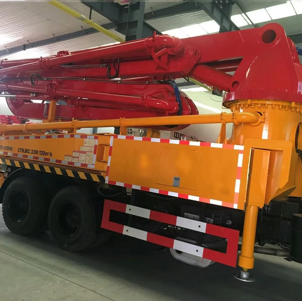 Sanqgroup Truck car mounted concrete pump boom 22m 25m 28m 37m concrete pump truck