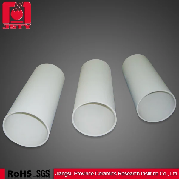 99 Al2o3 bulge pipe alumina ceramic tube using isostatic press