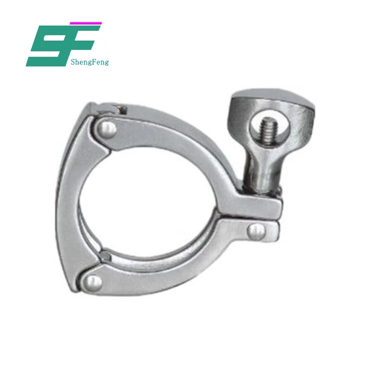 Sanitary SS201 SS304 Stainless Steel 13MHHM 3 Pcs Pipe Ferrule Clamp