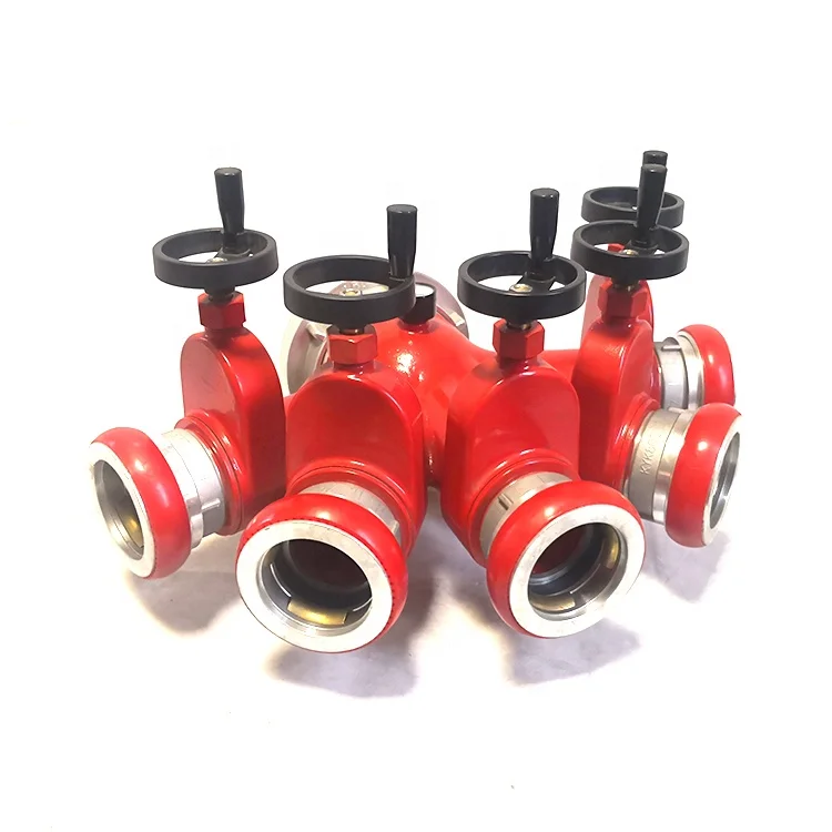 XHYXFire High quality hot sale fire hose divider fire department connection water divider