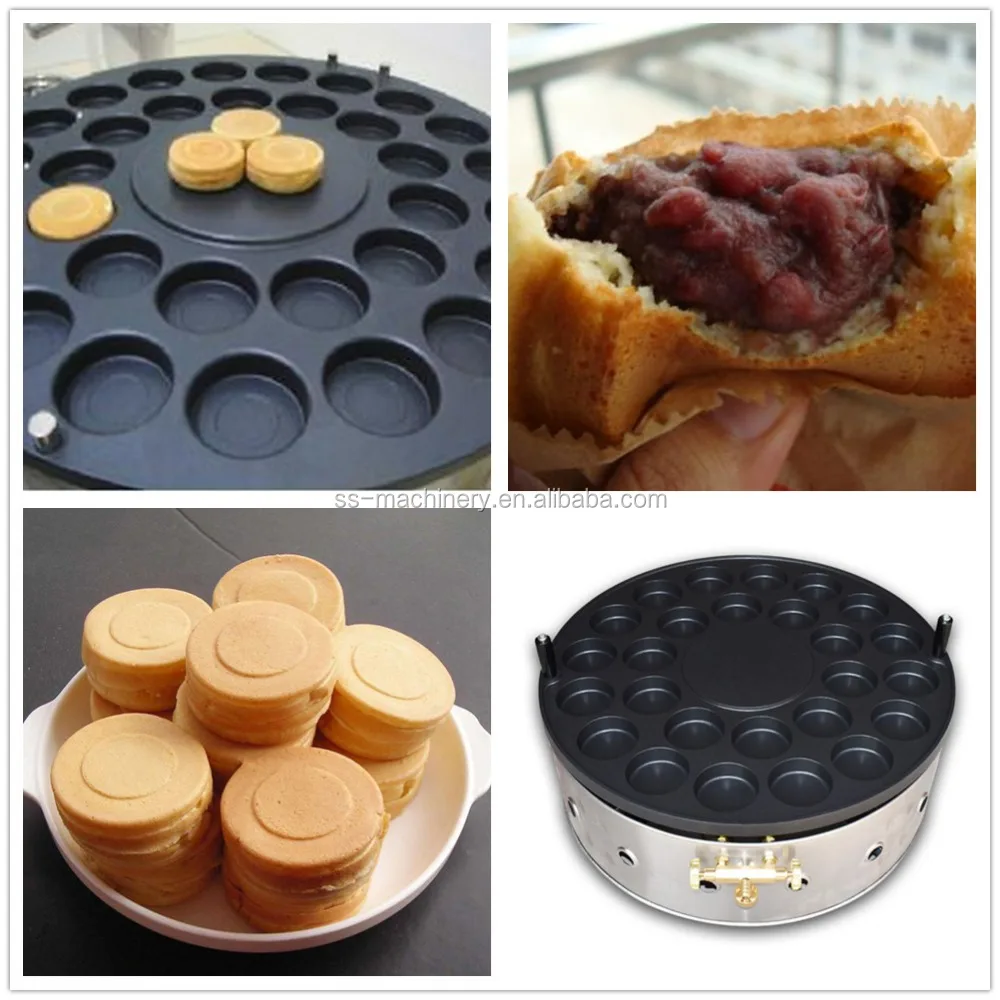 18/22/26 holes red bean cake machine pancakes making machine cake forming machine