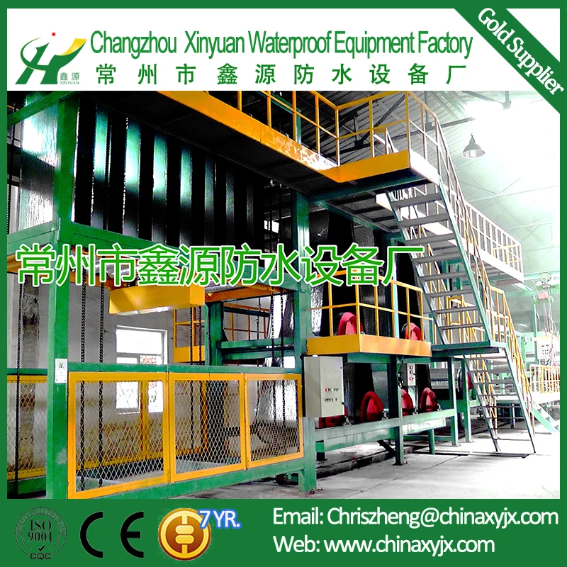 The making machine for producing SBS waterproofing membrane heating torch for roof