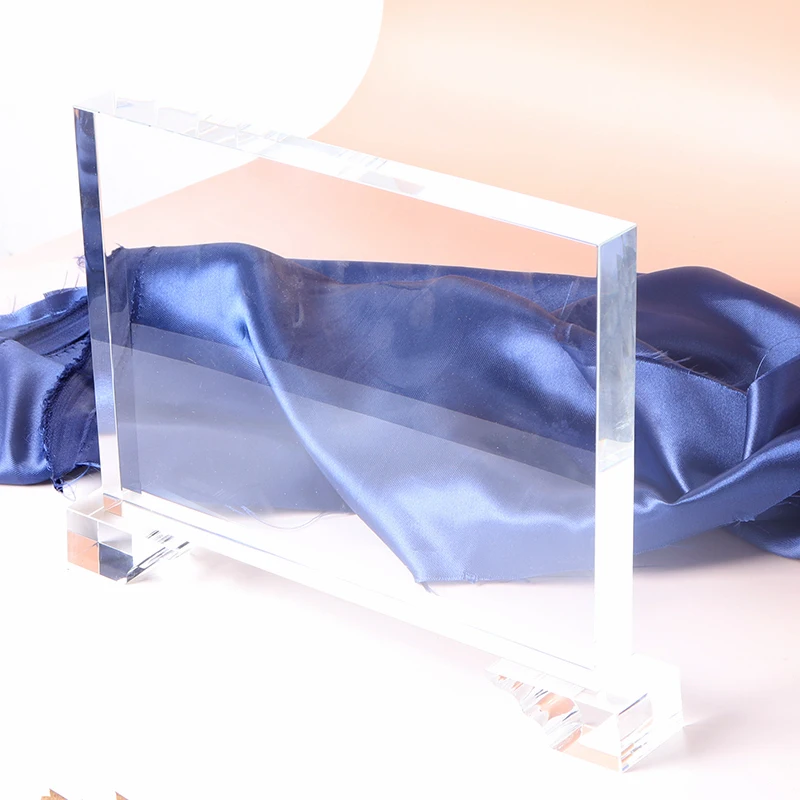 2018 New style blank glass crystal book awards plaque crystal fist trophies from Chinese factory