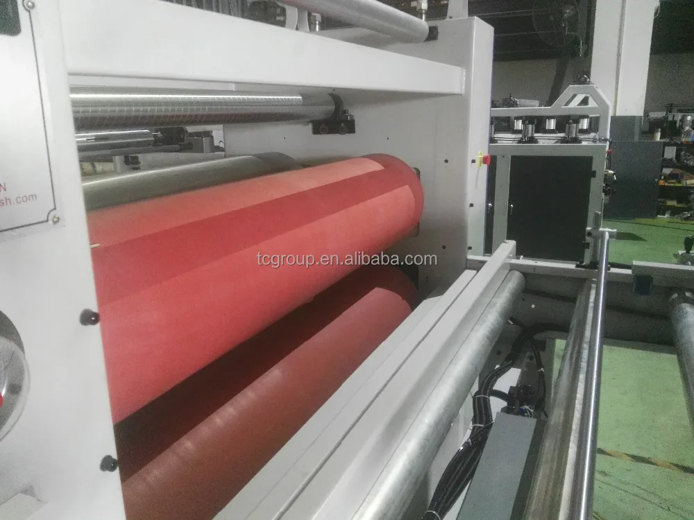 
China brand 1300mm PUR laminating machine for high glossy /cpl/,HPL ON MDF 