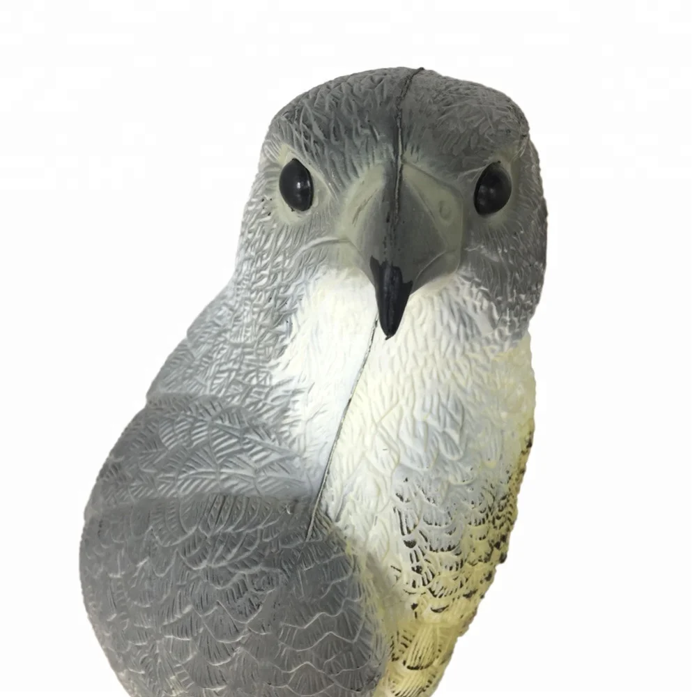 Hunting Birds Decoys Falcon Bird Scare Motionless Garden Plastic Pest Control Care Deter Scarer Defenders Standing Hawk Decoys