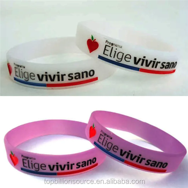 Custom sun color sensitive uv reflective silicone bracelet