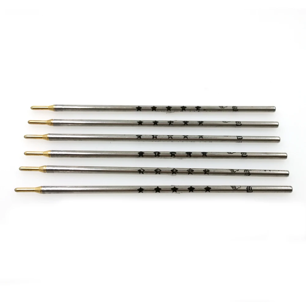 Wholesale Silver Refill pen metal silver ink pens ,For leather