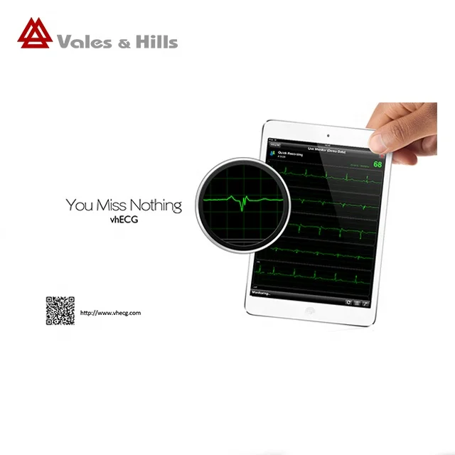 hot trending products 2024 China factory hot sale wireless automatic diagnostic portable ecg device machine