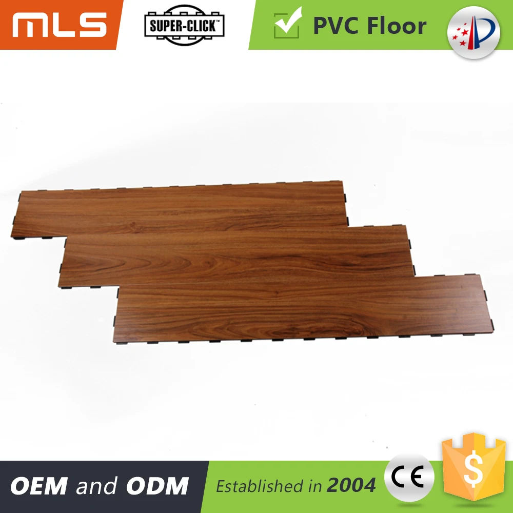 Лучший Выбор Антипробуксовочная Нажмите Замок Пластик Пвх Полы Деревянные Взгляд Винил Планка