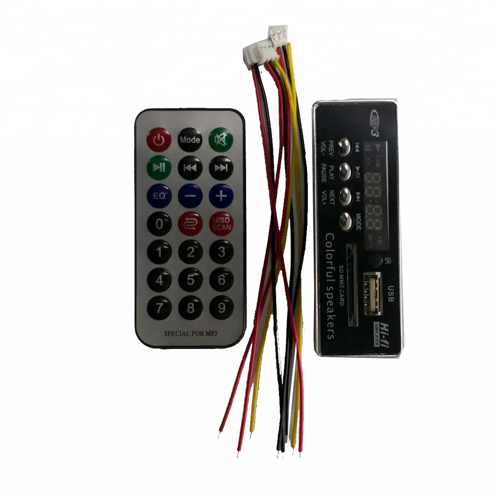 С модулем декодера SD MMC USB MP3