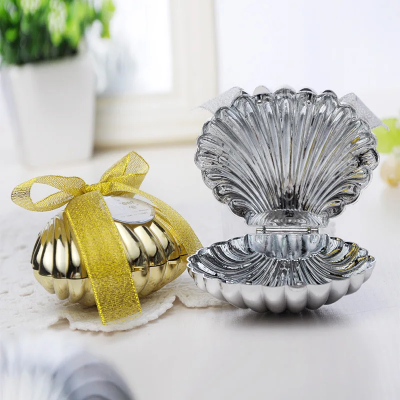 
 Свадебные подарки в форме ракушки, пластиковая коробка для свадебных конфет, свадебные принадлежности  