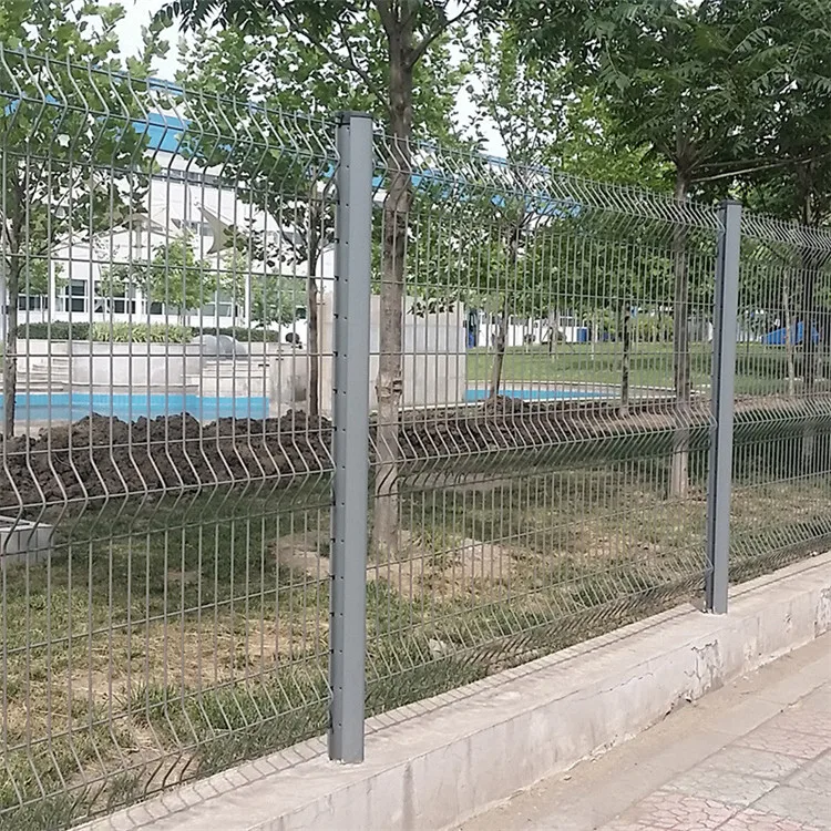  Оцинкованный перед пвх покрытием 3d садовый металлический забор