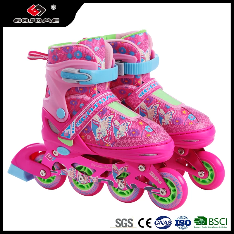 GOSOME Professional Flashing Inline Skates and Skateshoes and Rollerskates for Kids Inline Skate