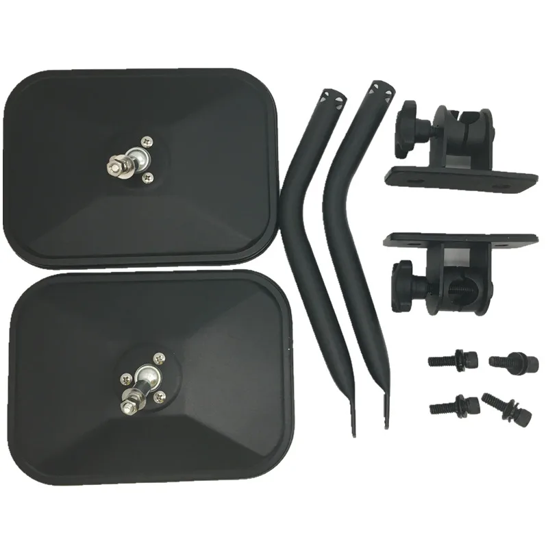 Auto car accessories rearview mirror side door adjustable angle lens blind spot car mirror for jeep wrangler