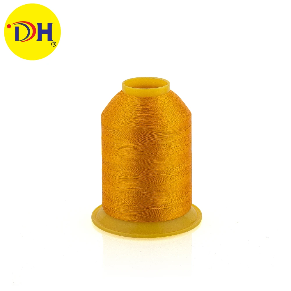 
100% polyester embroidery thread 120d/2 5000Y for embroidery smaller cone 