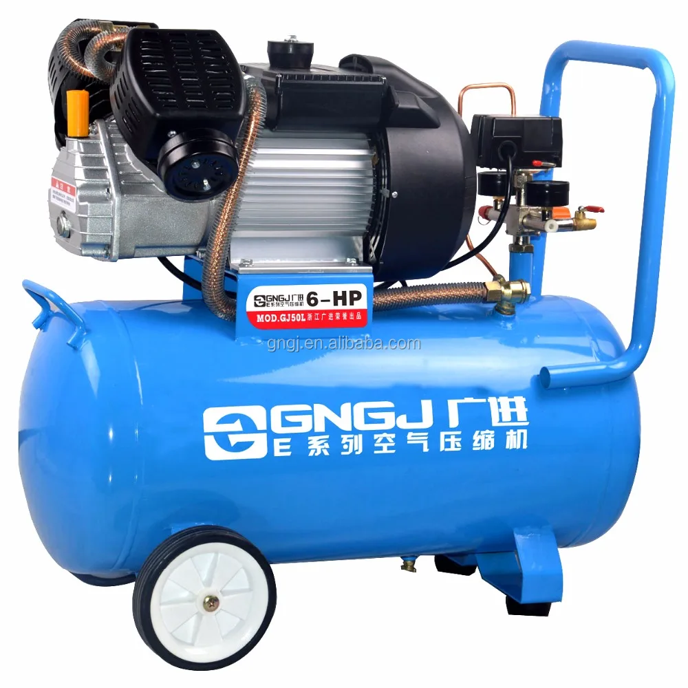 230 В 50 Гц двойной цилиндр поршневого портативный Электрический воздушный компрессор поставщика
