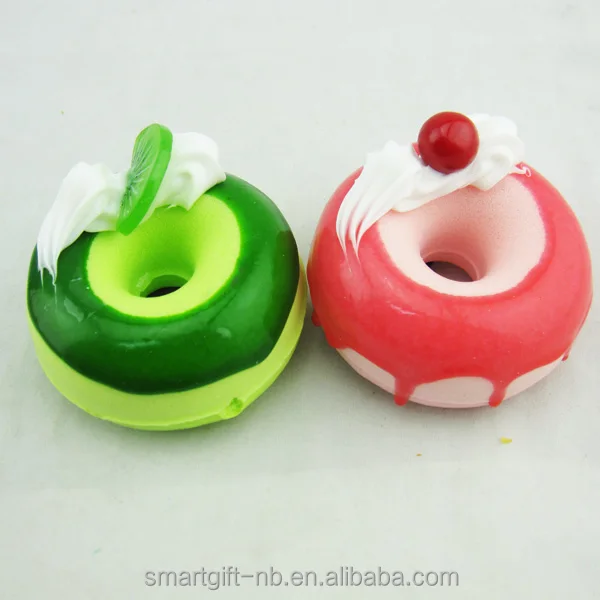 sponge fake artificial cake doughnut  for fridge  magnet home decoration round donut for kid study toys