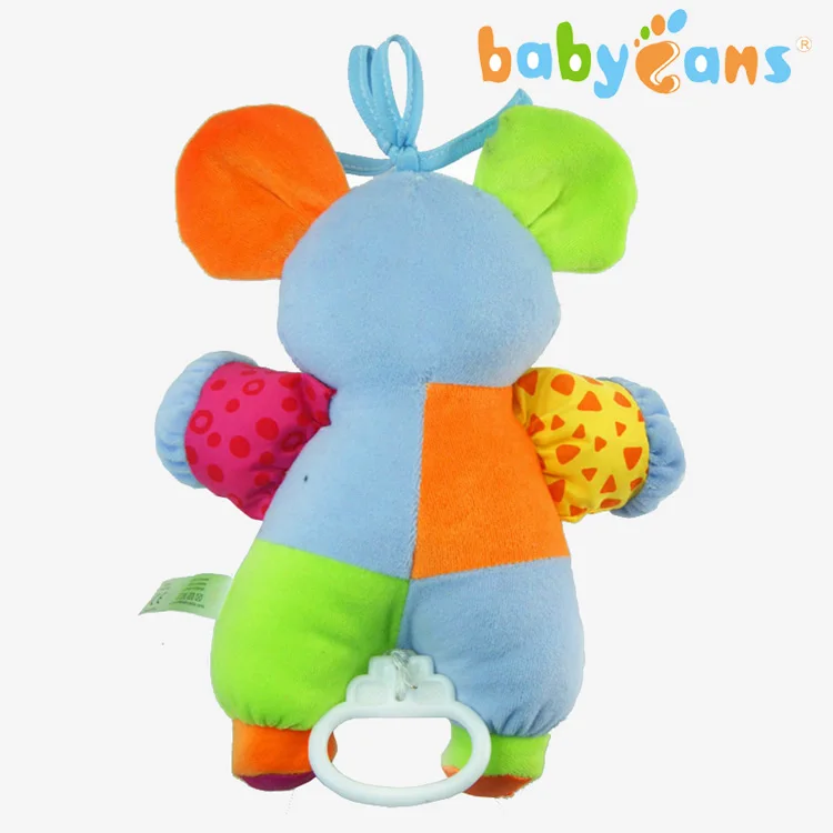 Cute Mouse Soft Stuffed Baby Toys High Quality Baby Musical Toy