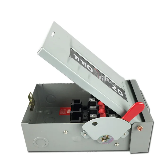 Безопасный Электрический выключатель питания 60 А/нейтральный предохранительный выключатель