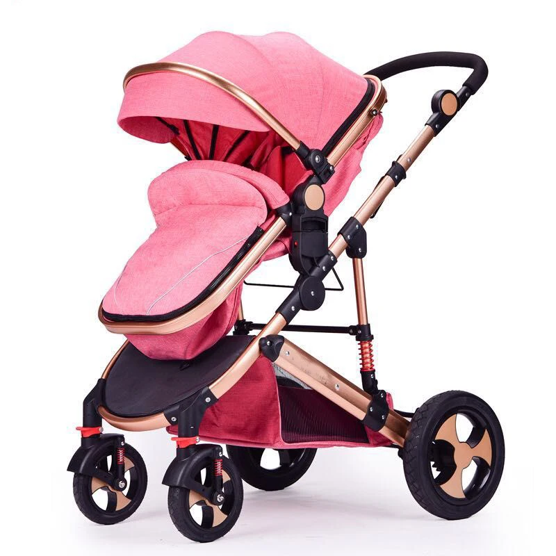 2 in 1 High Landscape Baby Stroller Type European Standard bebe babi 2 years babies bb toddler pousette stroler carrito