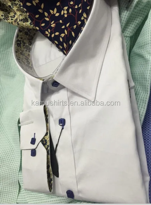 Italian style mens shirts Latest style fashion dress shirts for man