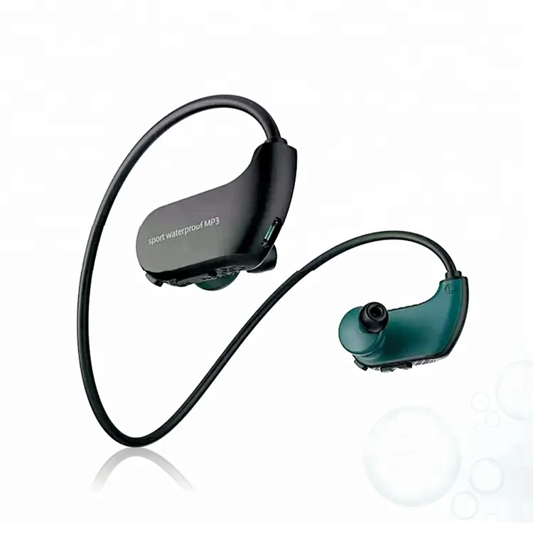 Sport Waterproof MP3 Headphones IPX8 Earphones With 4GB For Swimming