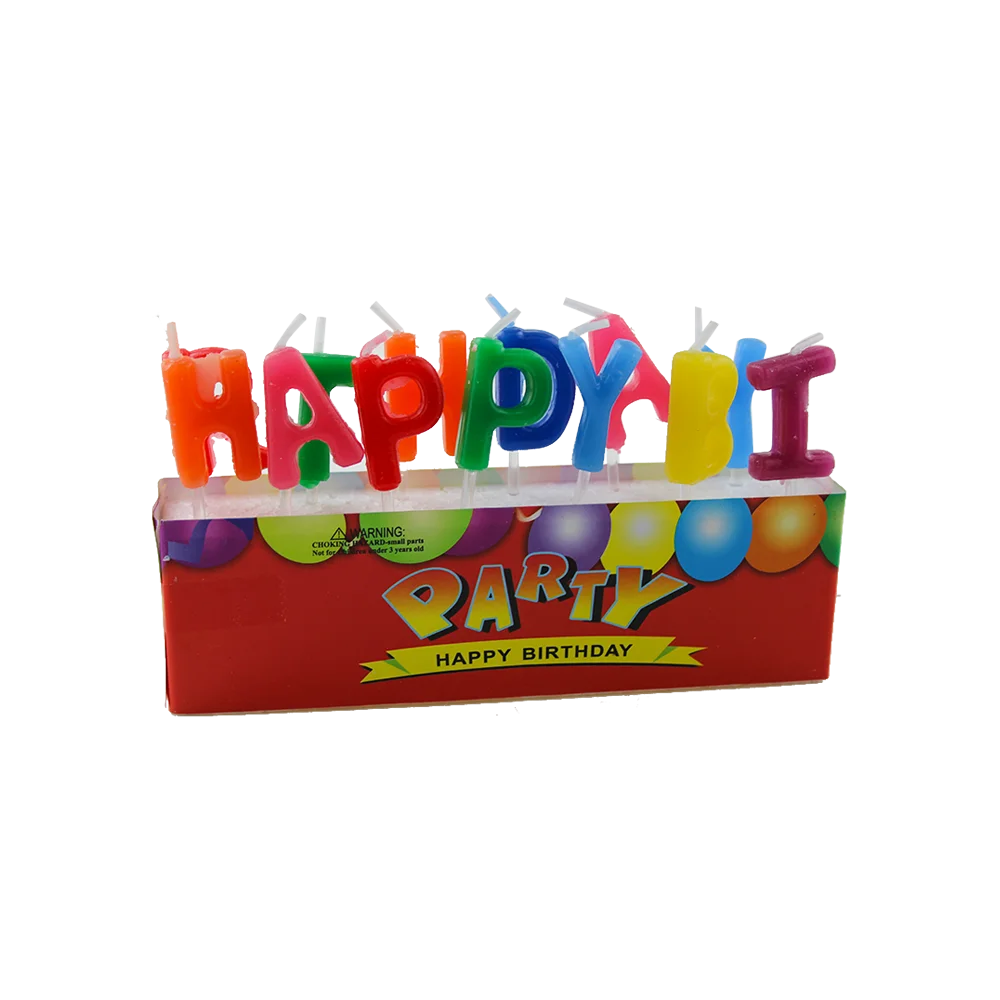 Manufacturer Wholesale Birthday Party Custom Letter Candle