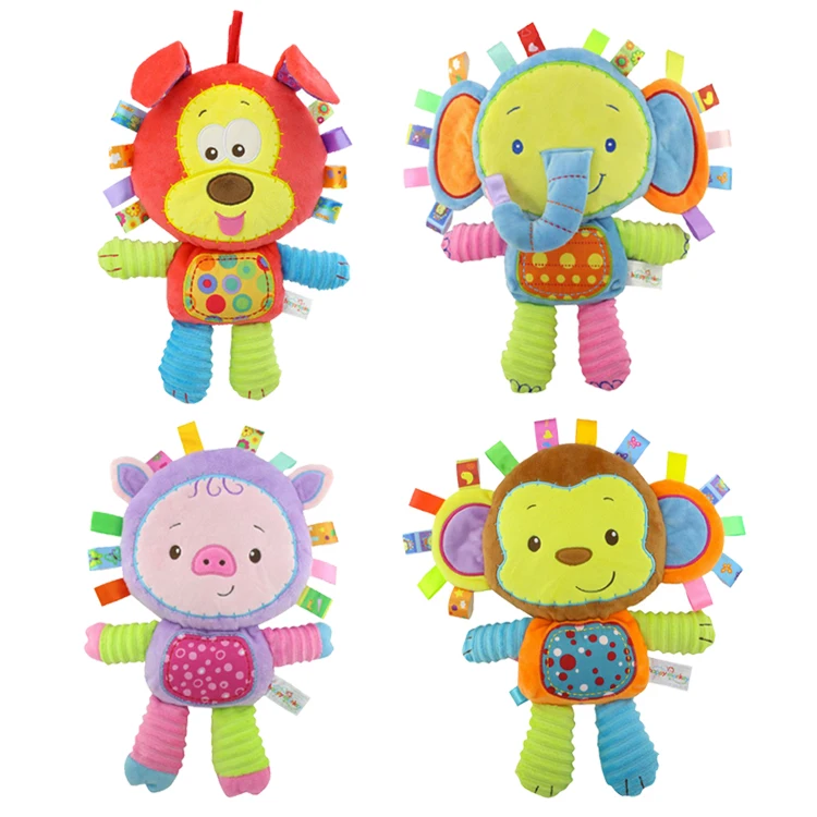 H018C Elephant Newborn baby Plush Comfortable toy