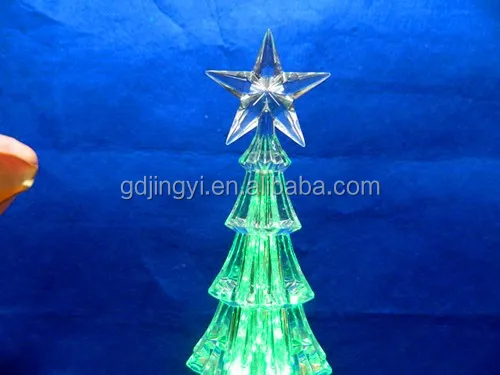 King Need Wholesale Acrylic Crystal LED Tower Christmas Tree with Try Me