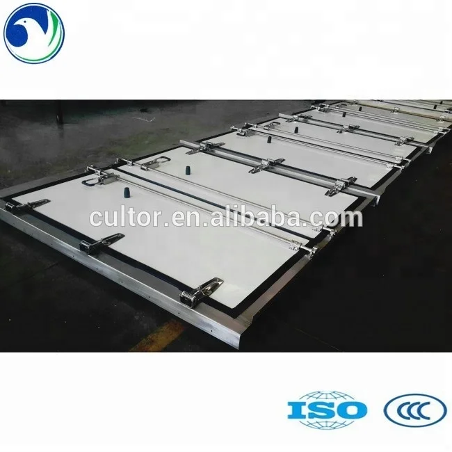 refrigerated truck box with refrigeration unit