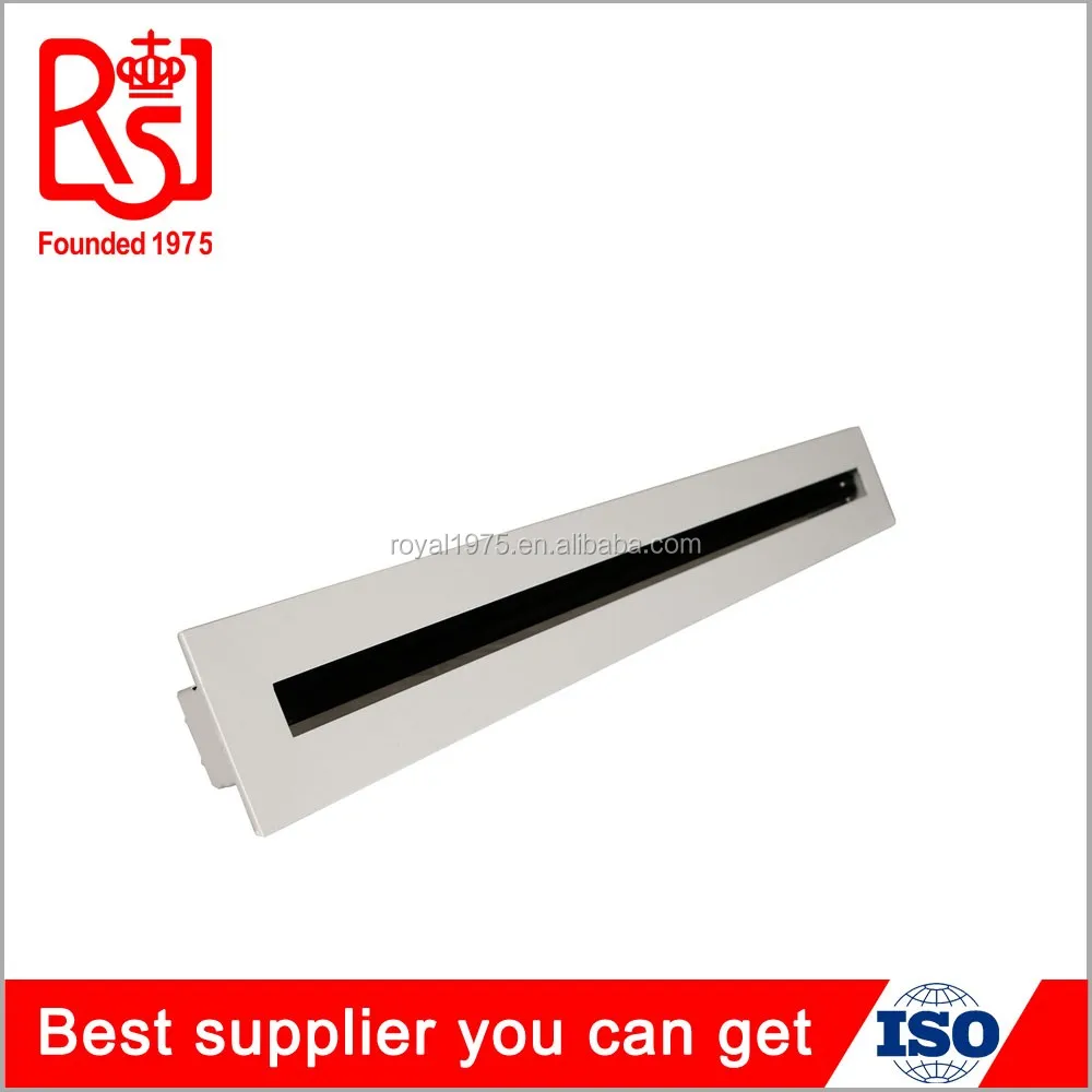 Manufacturer aluminum adjustable ceiling air conditioning bar grille linear slot air diffuser