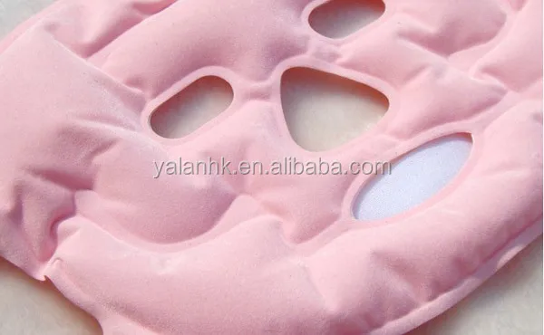 Tourmaline Magnetic Gel Face Slimming  Ice Beads Facial Mask Massage Mask Magnetic Therapy Gel Face Slimming Pink Massage Mask